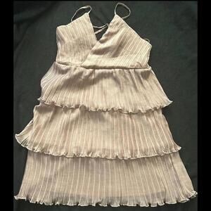 Altar’d State Ruffled Mini Dress M